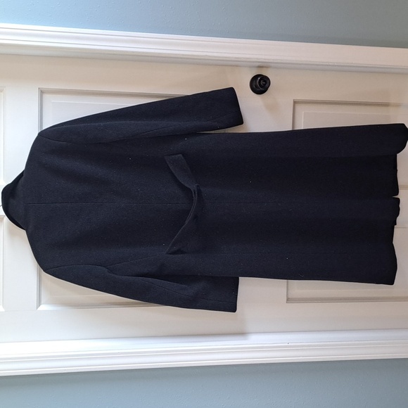 FORECASTER Of BOSTON VINTAGE Classic Black Lambwool Long Dressy Coat - Picture 6 of 15